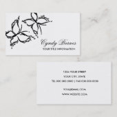 Schmetterlingskarte Visitenkarte (Vorne/Hinten)