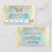 Schmetterlingskarte Visitenkarte (Vorne/Hinten)