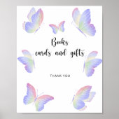 Schmetterlingskarten und -geschenke poster (Vorne)