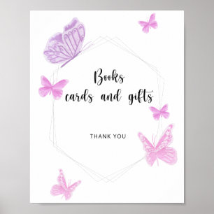 Schmetterlingskarten und -geschenke poster