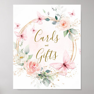 Schmetterlingskarten und -geschenke poster