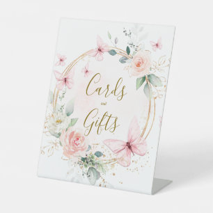 Schmetterlingskarten und -geschenke sockelschild