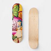 Schmetterlingskateboard Skateboard (Vorderseite)