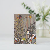 Schmetterlingskatzen Postkarten (Stehend Vorderseite)