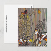 Schmetterlingskatzen Postkarten (Vorne/Hinten)