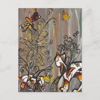 Schmetterlingskatzen Postkarten