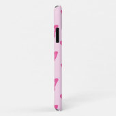 Schmetterlingskizze, hellrosa und fuchsia Case-Mate iPhone hülle (Hinten/Rechts)