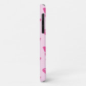 Schmetterlingskizze, hellrosa und fuchsia Case-Mate iPhone hülle (Hinten/Links)
