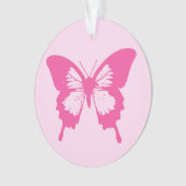 Schmetterlingskizze, hellrosa und fuchsia ornament (Vorderseite)