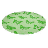 Schmetterlingskizze, Limettengrün Schneidebrett (Ecke)