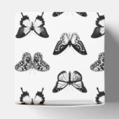 Schmetterlingskizze, schwarz-weiß geschenkschachtel (Oben)