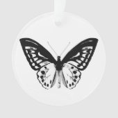 Schmetterlingskizze, schwarz-weiß ornament (Vorderseite)