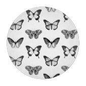 Schmetterlingskizze, schwarz-weiß schneidebrett (Vorderseite)