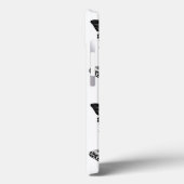 Schmetterlingskizze, weiß und schwarz Case-Mate iPhone hülle (Rückseite / Links)