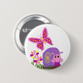 Schmetterlingsknopf der Schnecke-n Button (Vorne & Hinten)