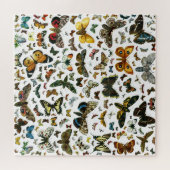 Schmetterlingskollage - unzählige Schmetterlinge & Puzzle (Horizontal)