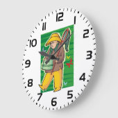 Schmetterlingskollektor Große Wanduhr (Winkel)