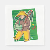 Schmetterlingskollektor Serviette (Vorderseite)