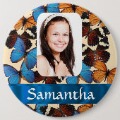 Schmetterlingskollontrollvorlage Button (Vorderseite)