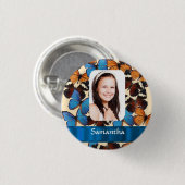 Schmetterlingskollontrollvorlage Button (Vorne & Hinten)