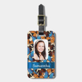 Schmetterlingskollontrollvorlage Gepäckanhänger (Vorderseite vertikal)