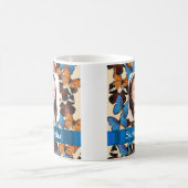 Schmetterlingskollontrollvorlage Kaffeetasse (Mittel)