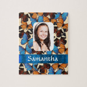 Schmetterlingskollontrollvorlage Puzzle