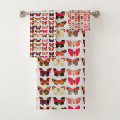 Schmetterlingskontursammlung 🛁 🦋 badhandtuch set (Insitu)