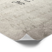 Schmetterlingskostenvoranschlag Poster (Ecke)