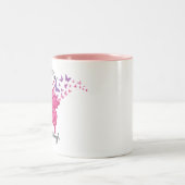 Schmetterlingskostenvoranschlag Zweifarbige Tasse (Mittel)