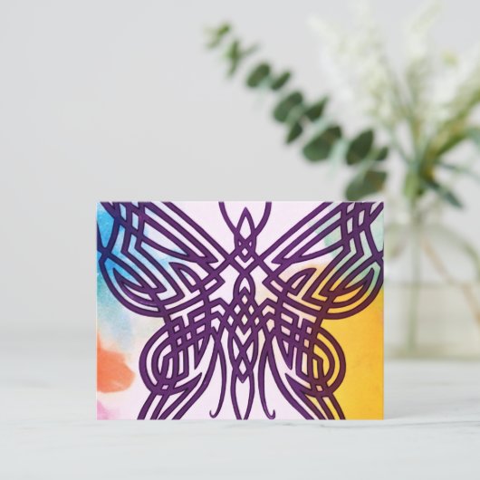 Schmetterlingskrebse Postkarte (Stehend Vorderseite)