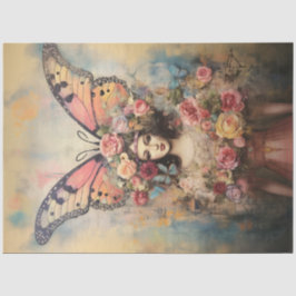 Schmetterlingskrone Seidenpapier