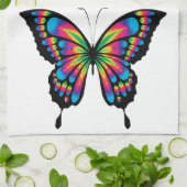 Schmetterlingskuche Geschirrtuch (Gefaltet)