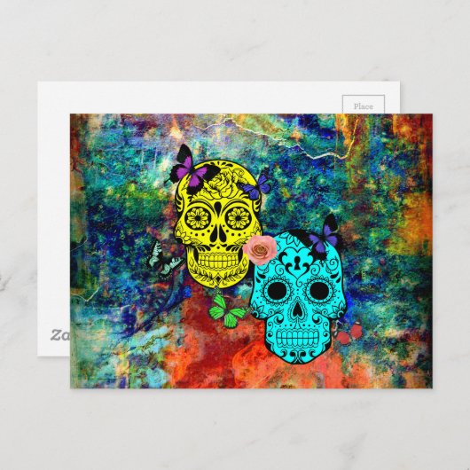 Schmetterlingskulpen Postkarte (Vorne/Hinten)