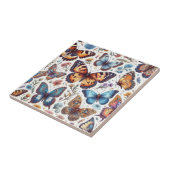 Schmetterlingskunst-Blume Fliese (Seite)