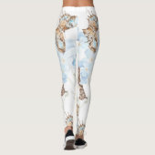 Schmetterlingskunst Leggings (Rückseite)