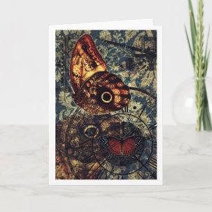 Schmetterlingskunst notecard 4 karte