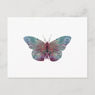 Schmetterlingskunst Postkarte