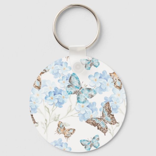 Schmetterlingskunst Schlüsselanhänger (Vorderseite)