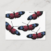 Schmetterlingskunst Visitenkarte (Rückseite)