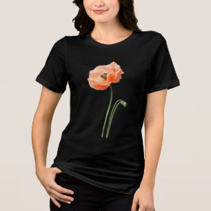 Schmetterlingskunst, zerbrechliche Freiheit, emoti Tri-Blend Shirt