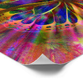 Schmetterlingskunstposter Poster (Ecke)