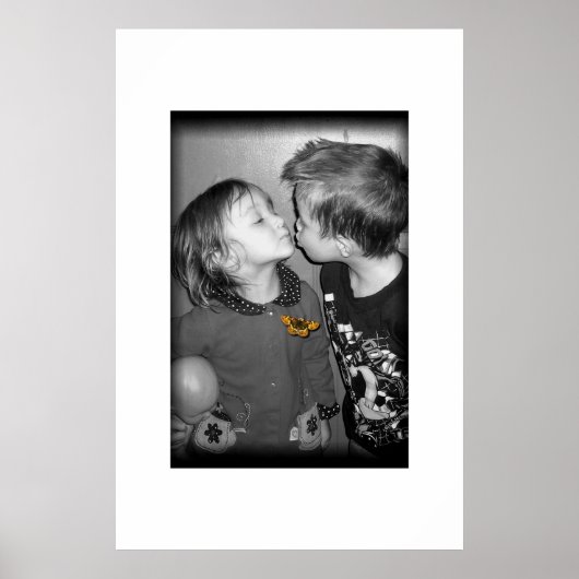 Schmetterlingskuss Poster (Vorne)