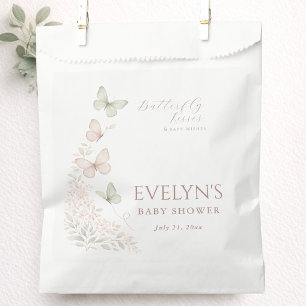 Schmetterlingsküsse Baby Wünsche Kokette Babyparty Geschenktütchen