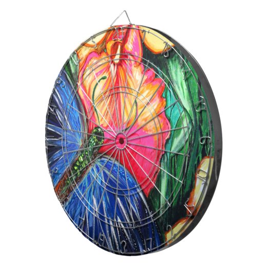 Schmetterlingsleben Dartscheibe (Vorderseite rechts)