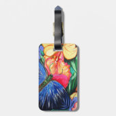 Schmetterlingsleben Gepäckanhänger (Rückseite vertikal)