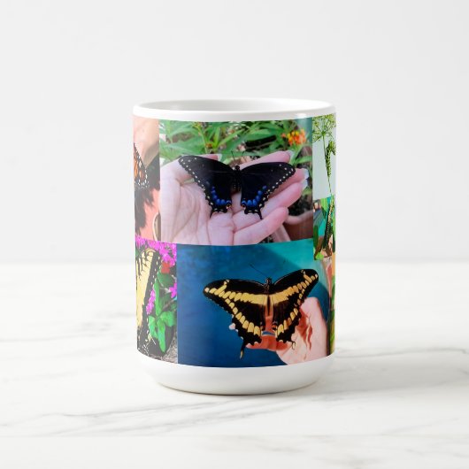 Schmetterlingsleben Kaffeetasse (Mittel)