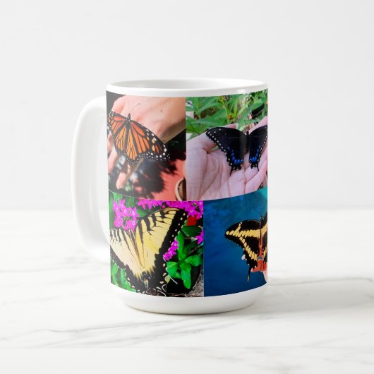 Schmetterlingsleben Kaffeetasse (Vorderseite Links)