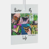 Schmetterlingsleben Ornament Aus Glas (Vorderseite Rechts)