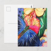 Schmetterlingsleben Postkarte (Vorne/Hinten)